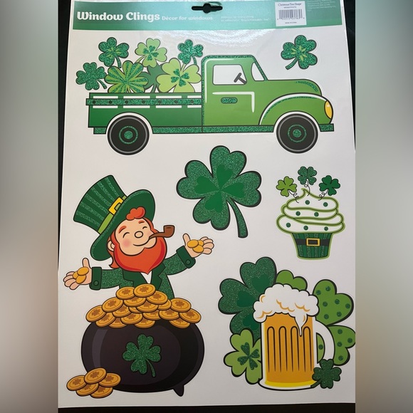 🌺St. Patrick’s Day Window Clings - Picture 1 of 1